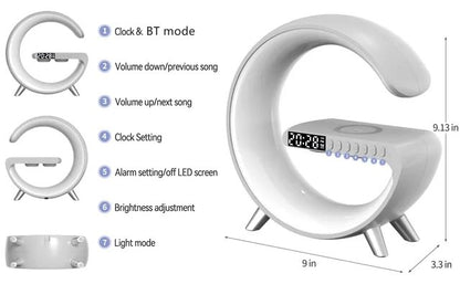 9 in 1 G Shaped Multifunctional LED Lamp