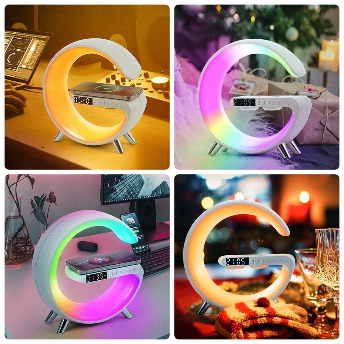 9 in 1 G Shaped Multifunctional LED Lamp