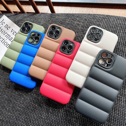 Jacket Puffer Bumper Matte iPhone Case