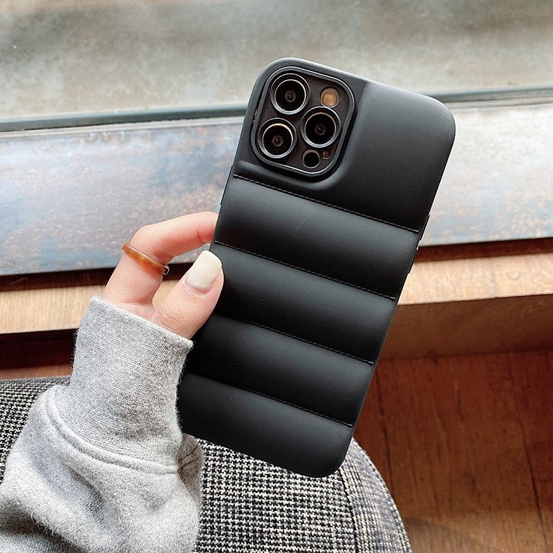 Jacket Puffer Bumper Matte iPhone Case