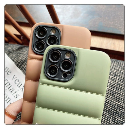 Jacket Puffer Bumper Matte iPhone Case