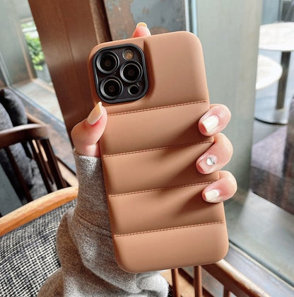 Jacket Puffer Bumper Matte iPhone Case