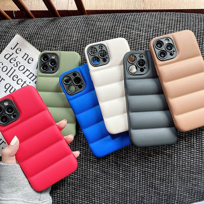 Jacket Puffer Bumper Matte iPhone Case