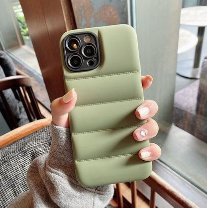 Jacket Puffer Bumper Matte iPhone Case