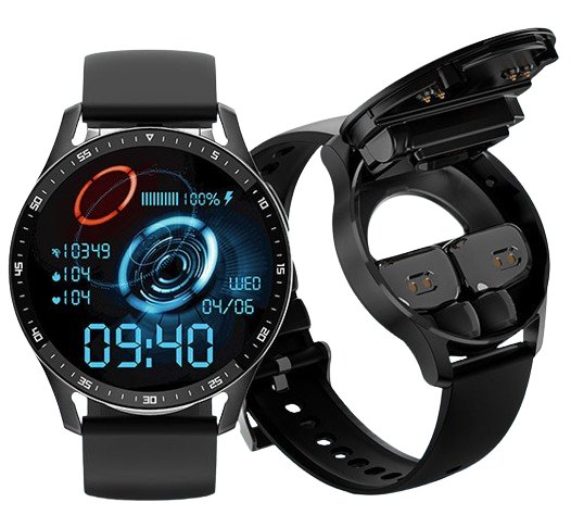 Smarty™ Watch with Bluetooth Wireless Earbuds - Modern Era Goods